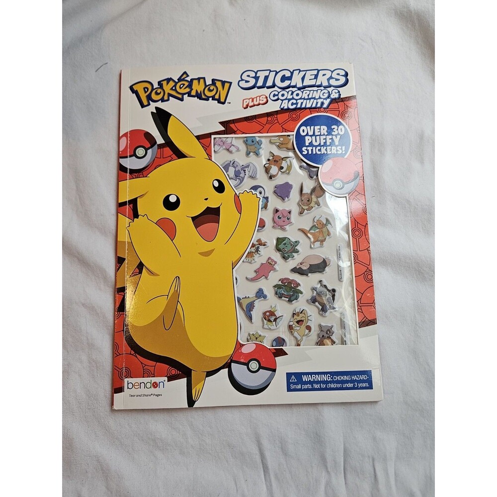 New‎ Pokemon Sticker Book